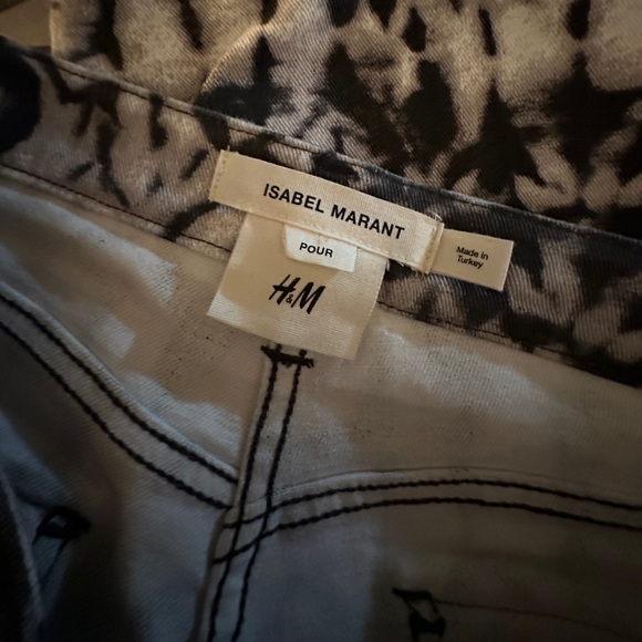 Isabel Marant H&M Printed Embroidered Skinny Jean - Picture 5 of 8